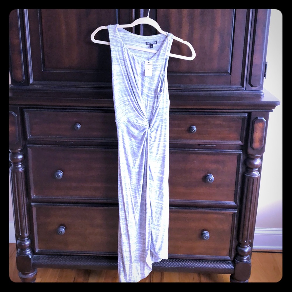 Express Fitted twist front dress brand new